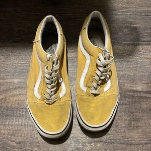 Yellow Vans Mens Size 10.5